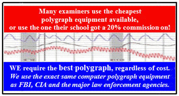 be polygraph tested in Los Angeles using the same polygraph as FBI